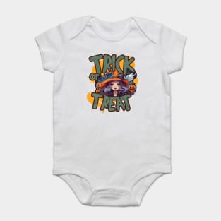 Trick Or Treat Witch Baby Bodysuit